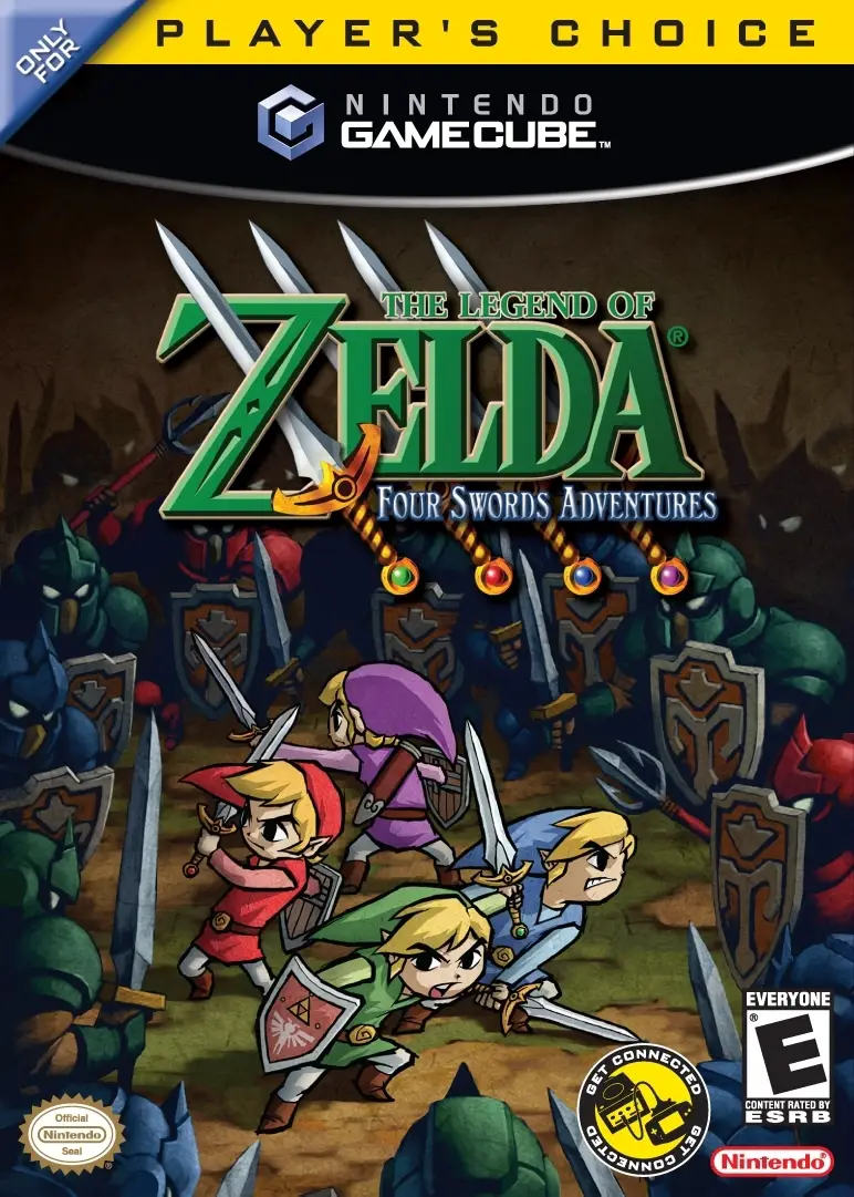 Capa de Legend of Zelda: Four Swords Adventures [Player's Choice]