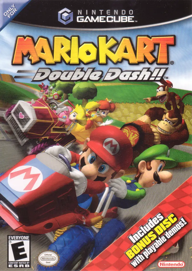 Capa de Mario Kart: Double Dash!! [Includes Bonus Disc With Playable Demos]