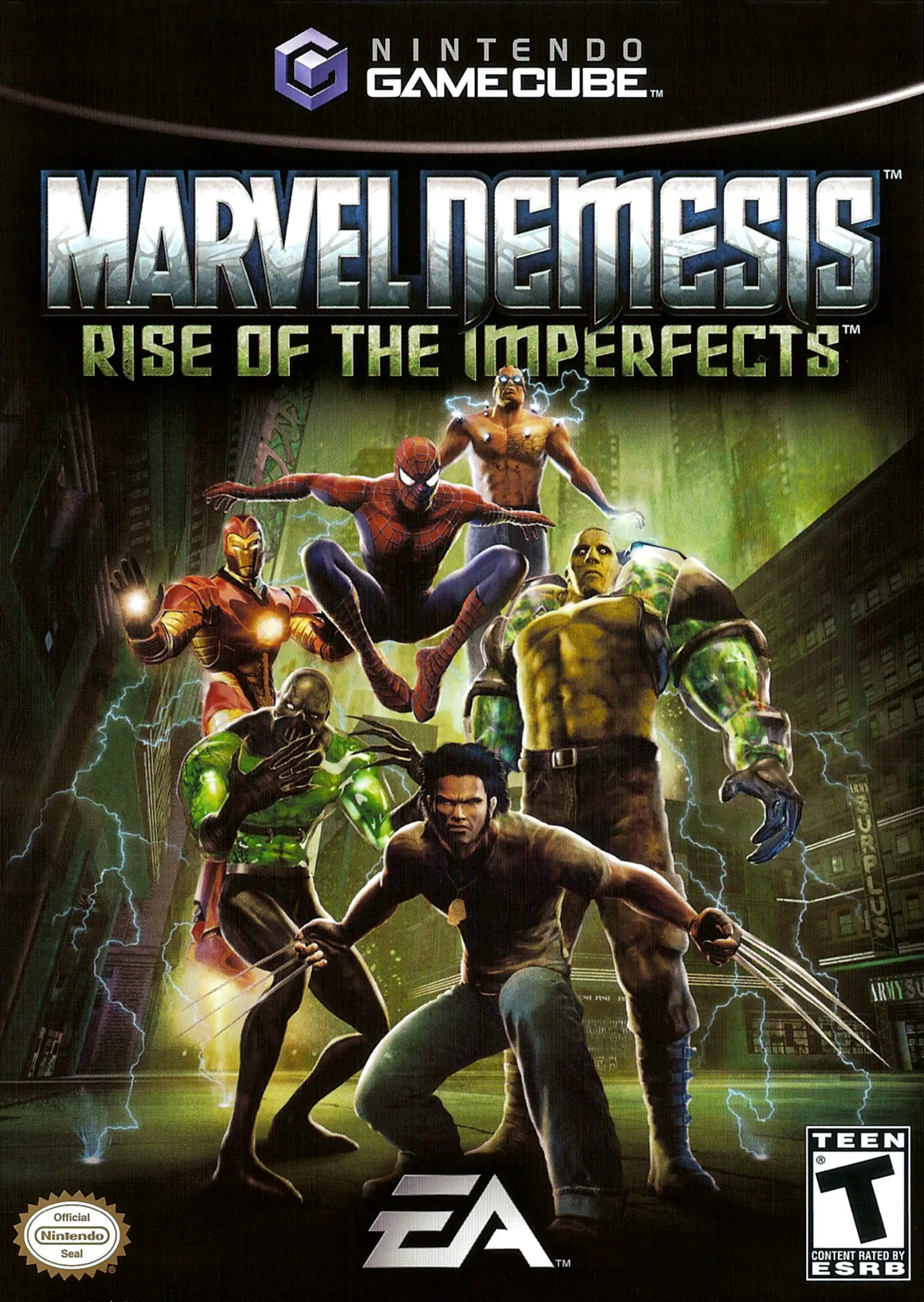 Capa de Marvel Nemesis: Rise of the Imperfects