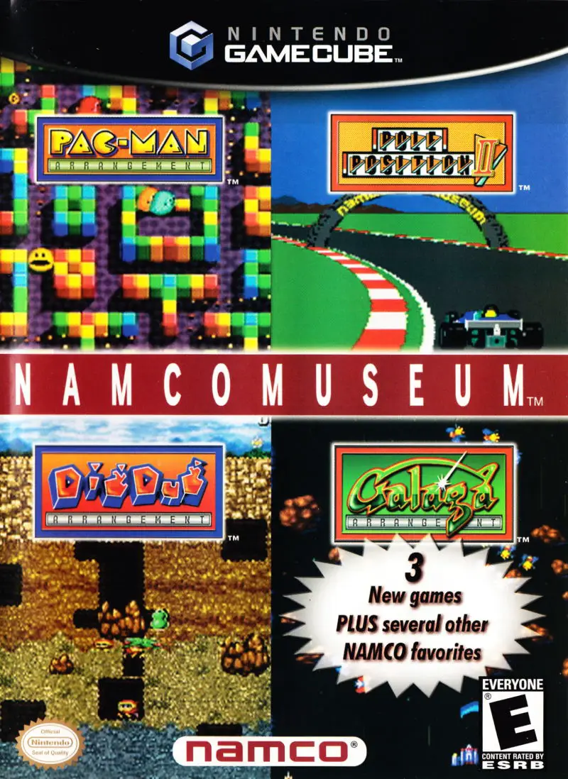 Capa de Namco Museum