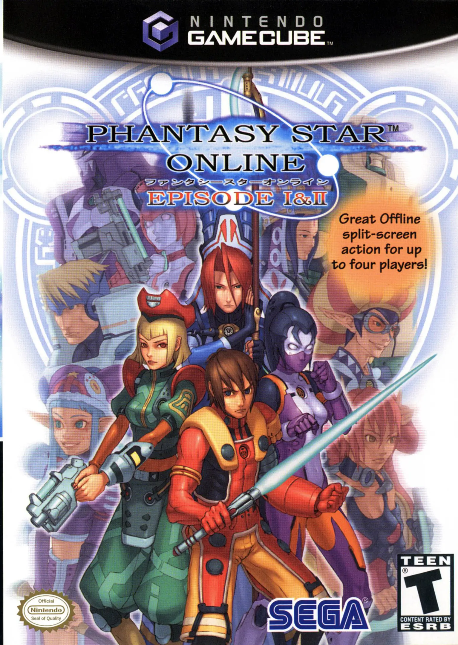 Capa de Phantasy Star Online Episode I & II