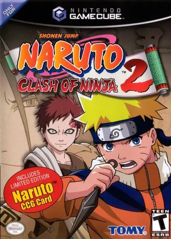 Capa de Shonen Jump Naruto: Clash of Ninja 2 [Includes Limited Edition Naruto CCG Card]