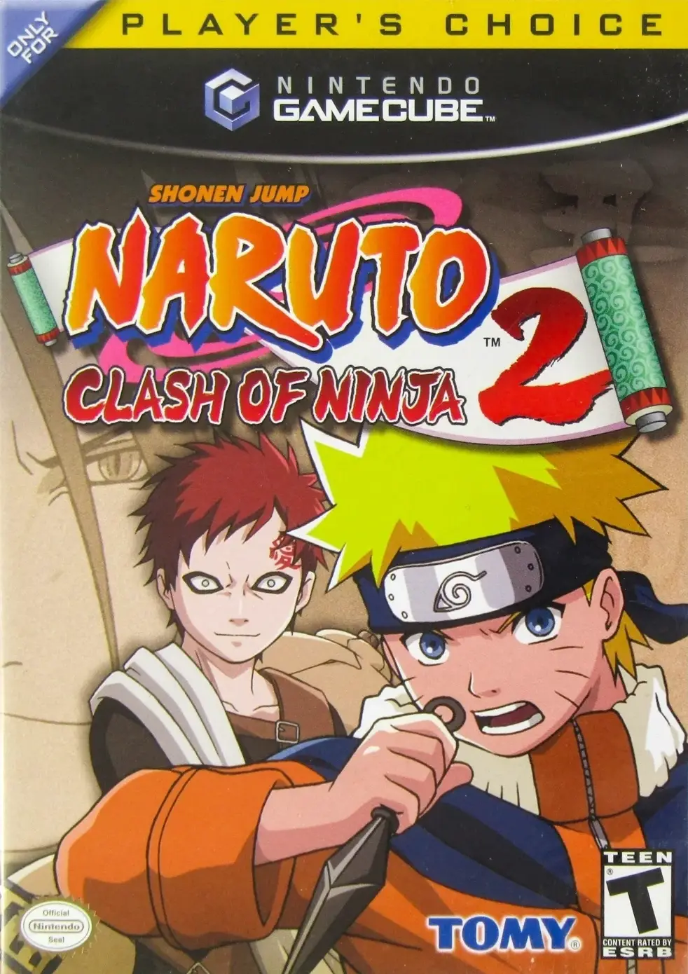 Capa de Shonen Jump Naruto: Clash of Ninja 2 [Player's Choice]