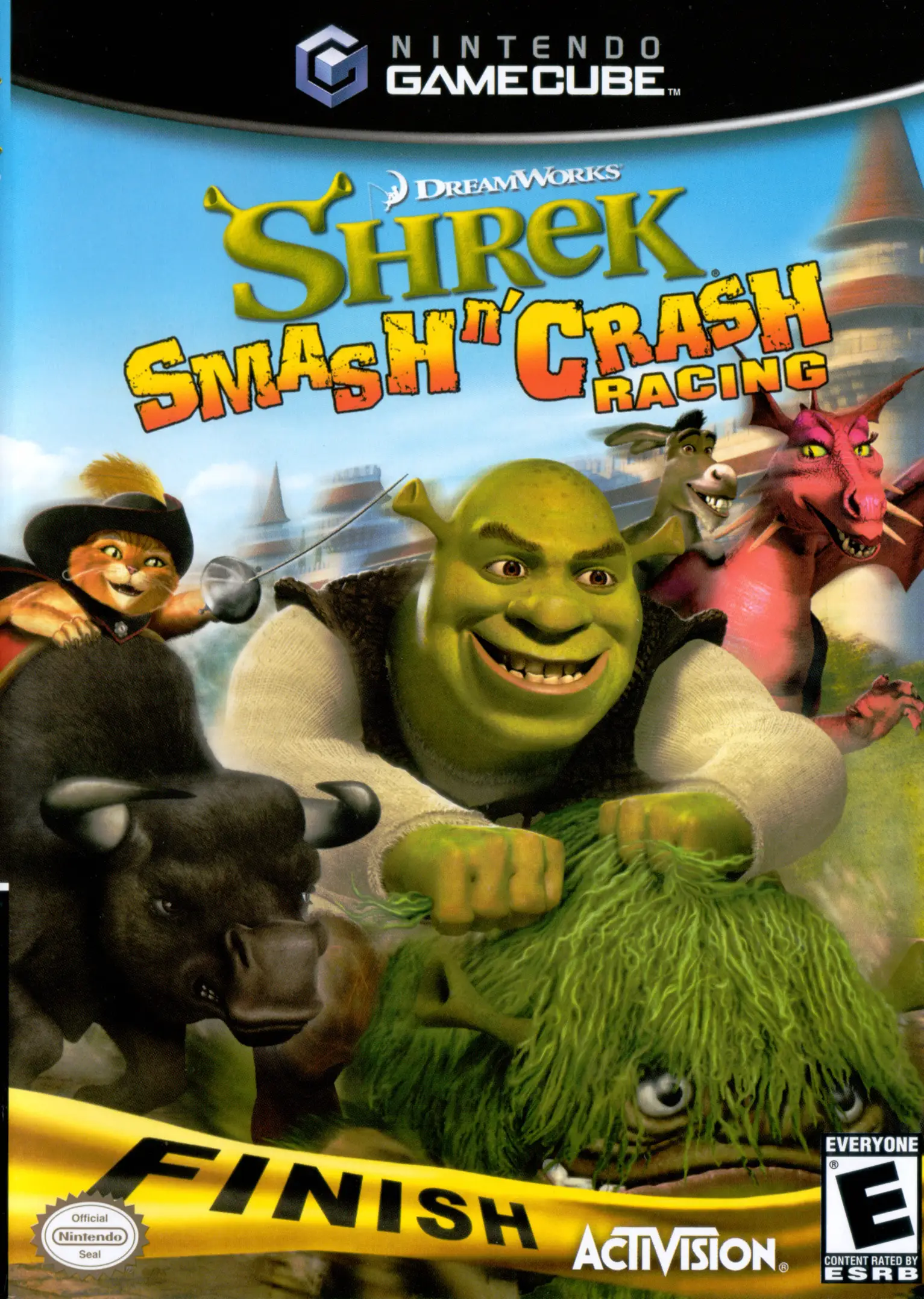 Capa de Shrek Smash n' Crash Racing
