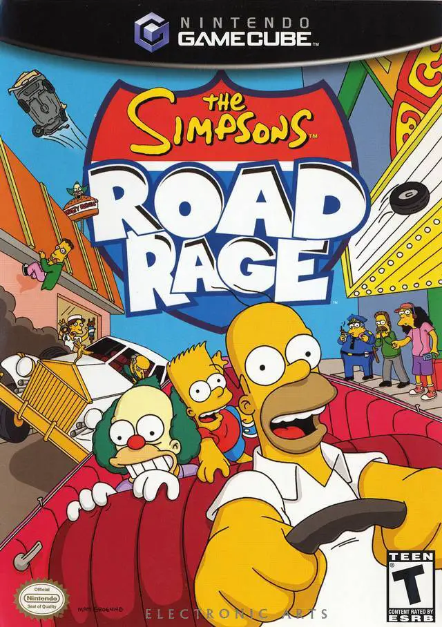 Capa de Simpsons: Road Rage