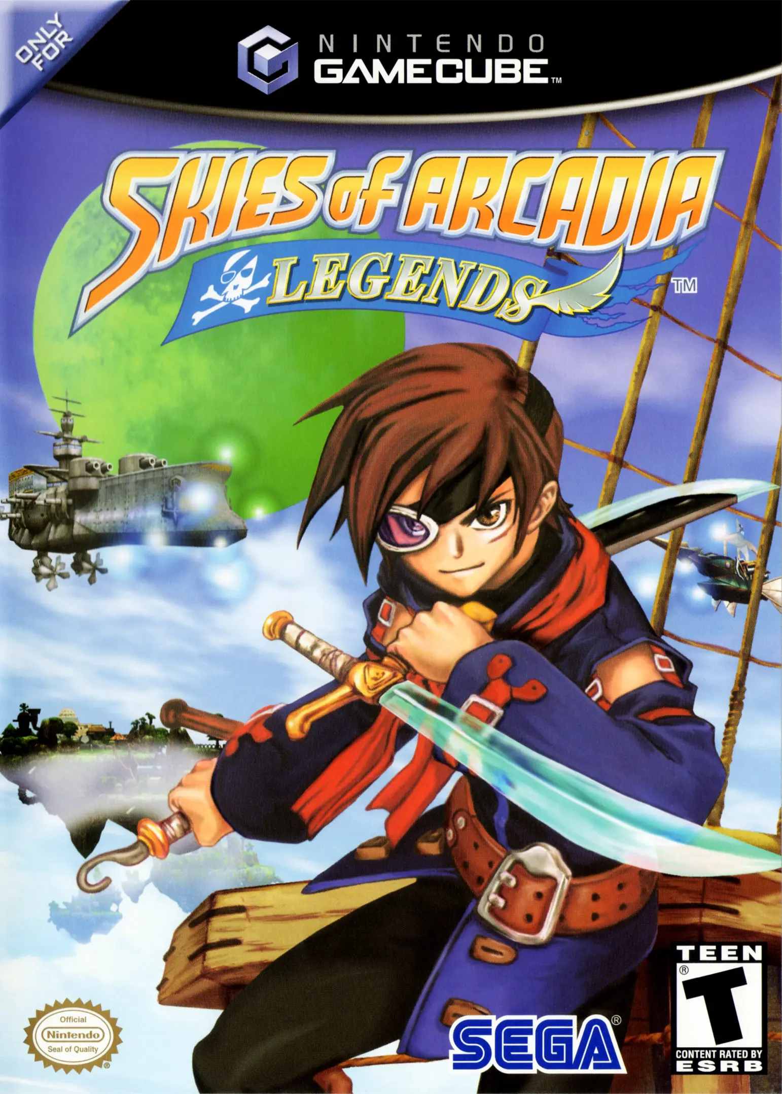 Capa de Skies of Arcadia: Legends