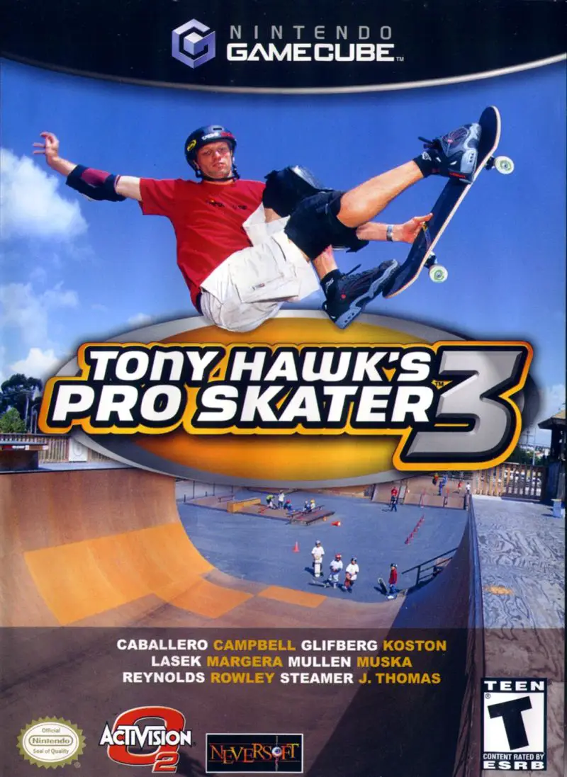 Capa de Tony Hawk's Pro Skater 3
