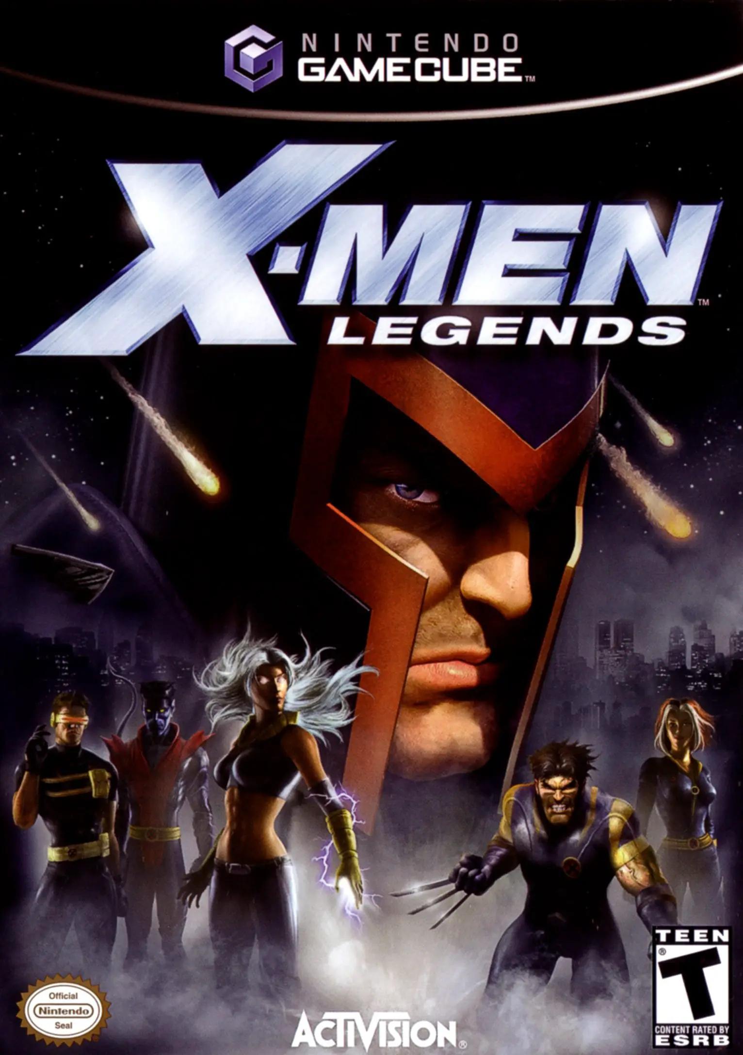 Capa de X-Men Legends