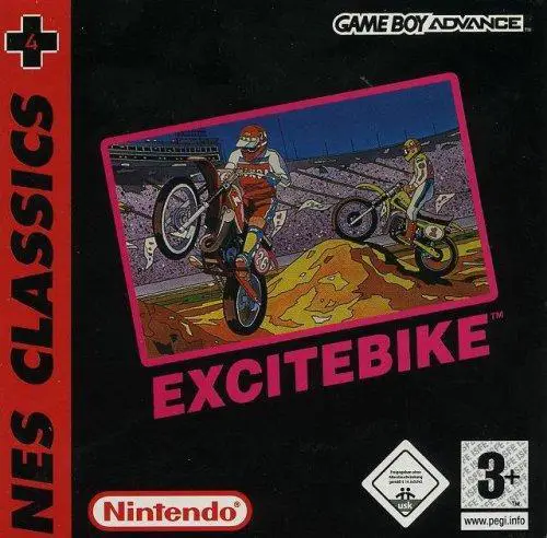 Capa de Excitebike NES Classics