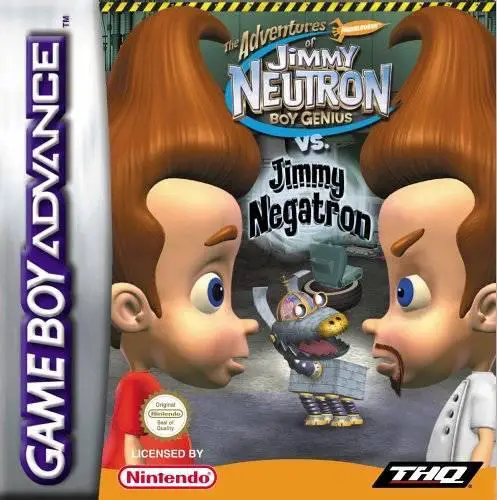 Capa de Jimmy Neutron vs. Jimmy Negatron