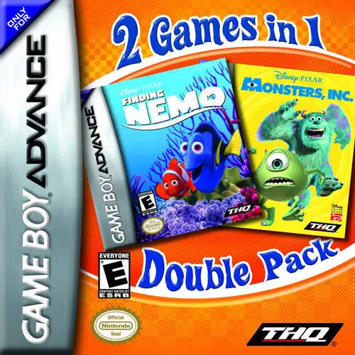 Capa de 2 Games In 1 Double Pack: Finding Nemo / Monsters, Inc.