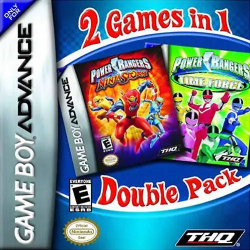 Capa de 2 Games In 1 Double Pack: Power Rangers: Time Force / Power Rangers: Ninja Storm