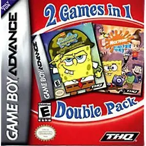 Capa de 2 Games in 1 Double Pack - SpongeBob SquarePants: Battle for Bikini Bottom & Nicktoons: Freeze Frame Frenzy