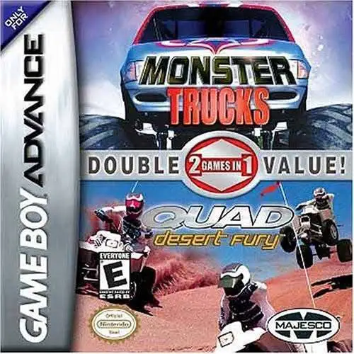 Capa de 2 Games In 1 Double Value!: Monster Trucks / Quad Desert Fury