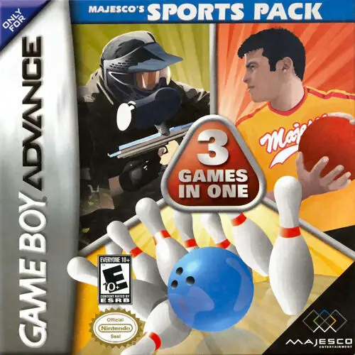 Capa de 3-in-1 Sports Pack: Paintball Splat! / Dodgeball Dodge This! / Big Alley Bowling