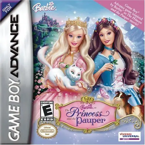 Capa de Barbie as the Princess and the Pauper