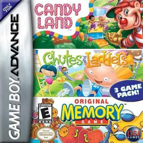 Capa de CandyLand / Chutes & Ladders / Original Memory Game