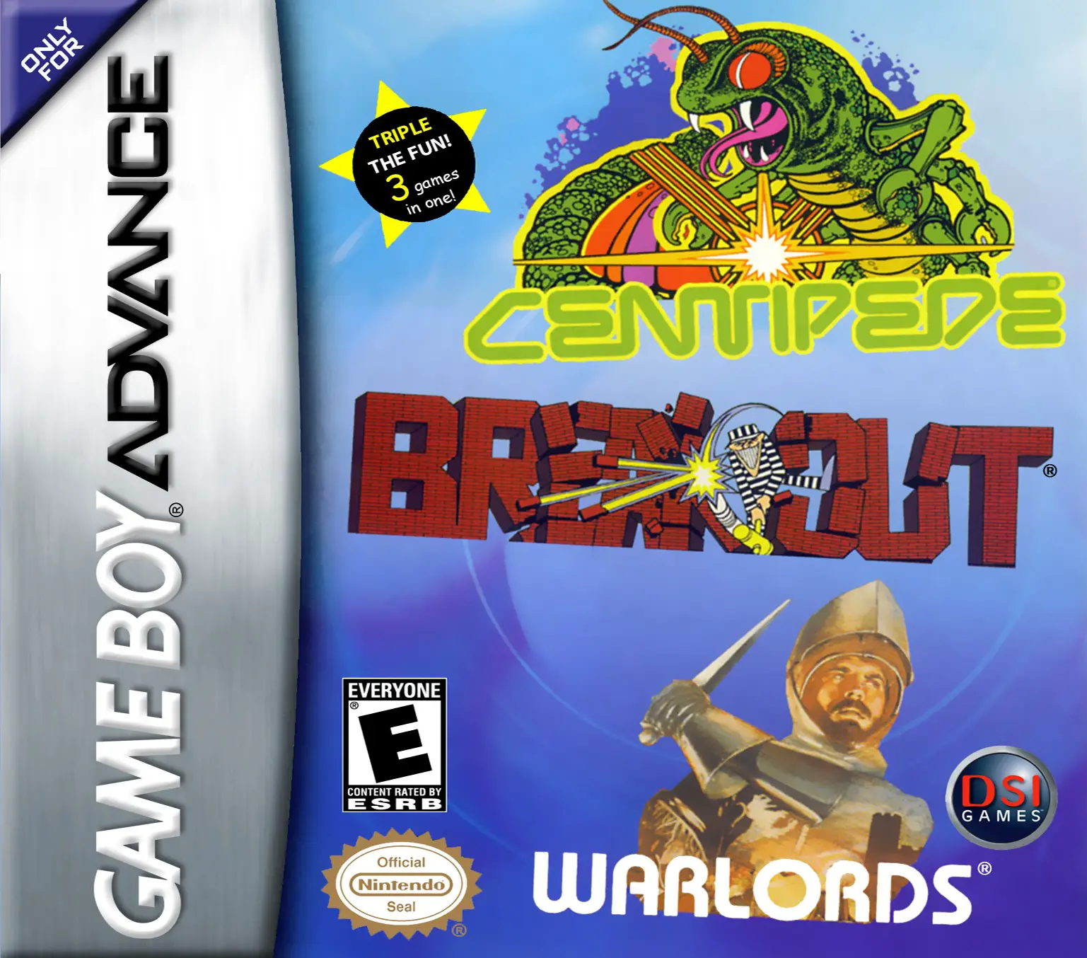 Capa de Centipede / Breakout / Warlords