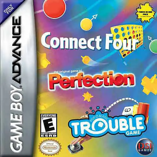 Capa de Connect Four / Perfection / Trouble