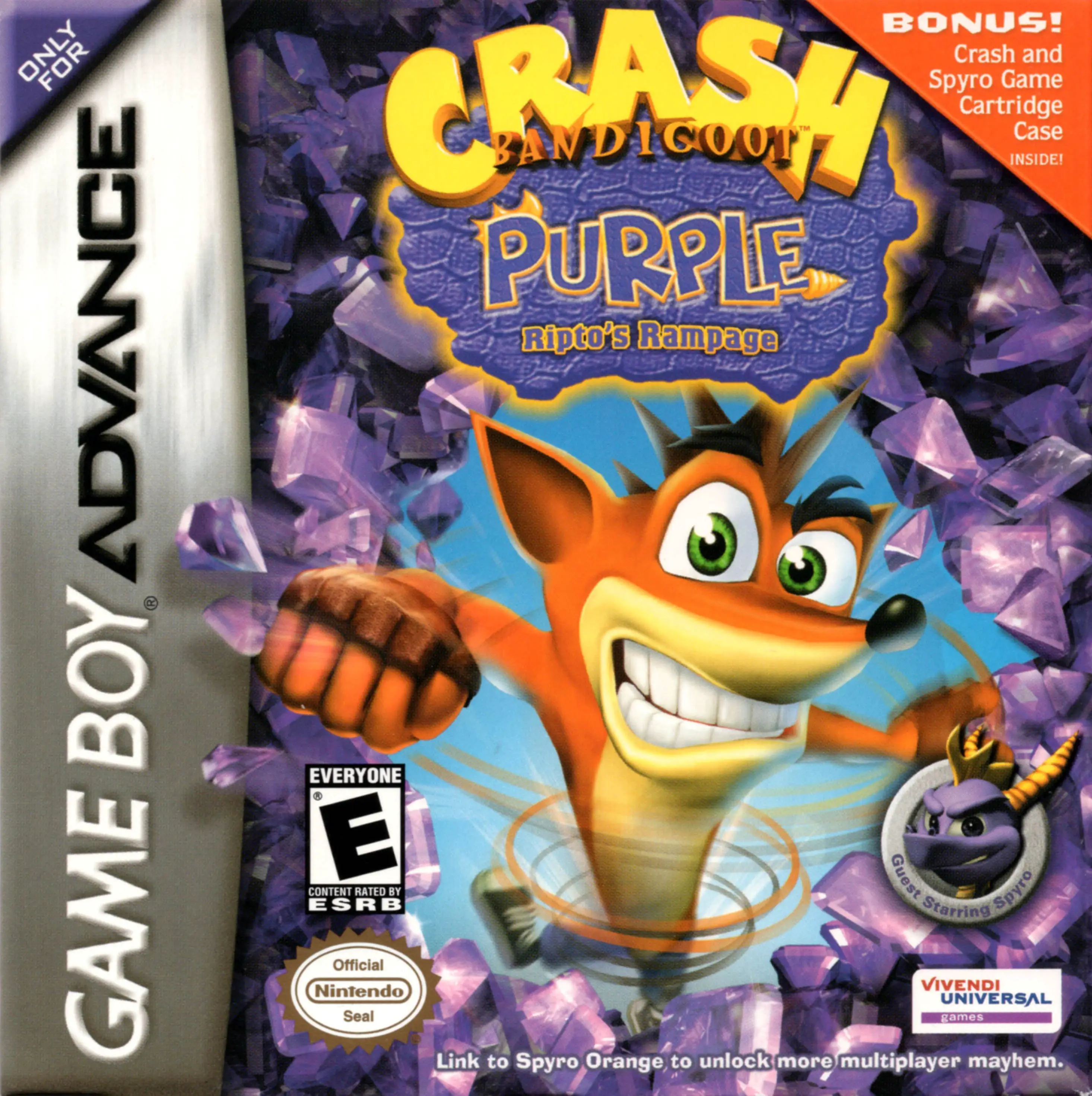 Capa de Crash Bandicoot Purple: Ripto's Rampage