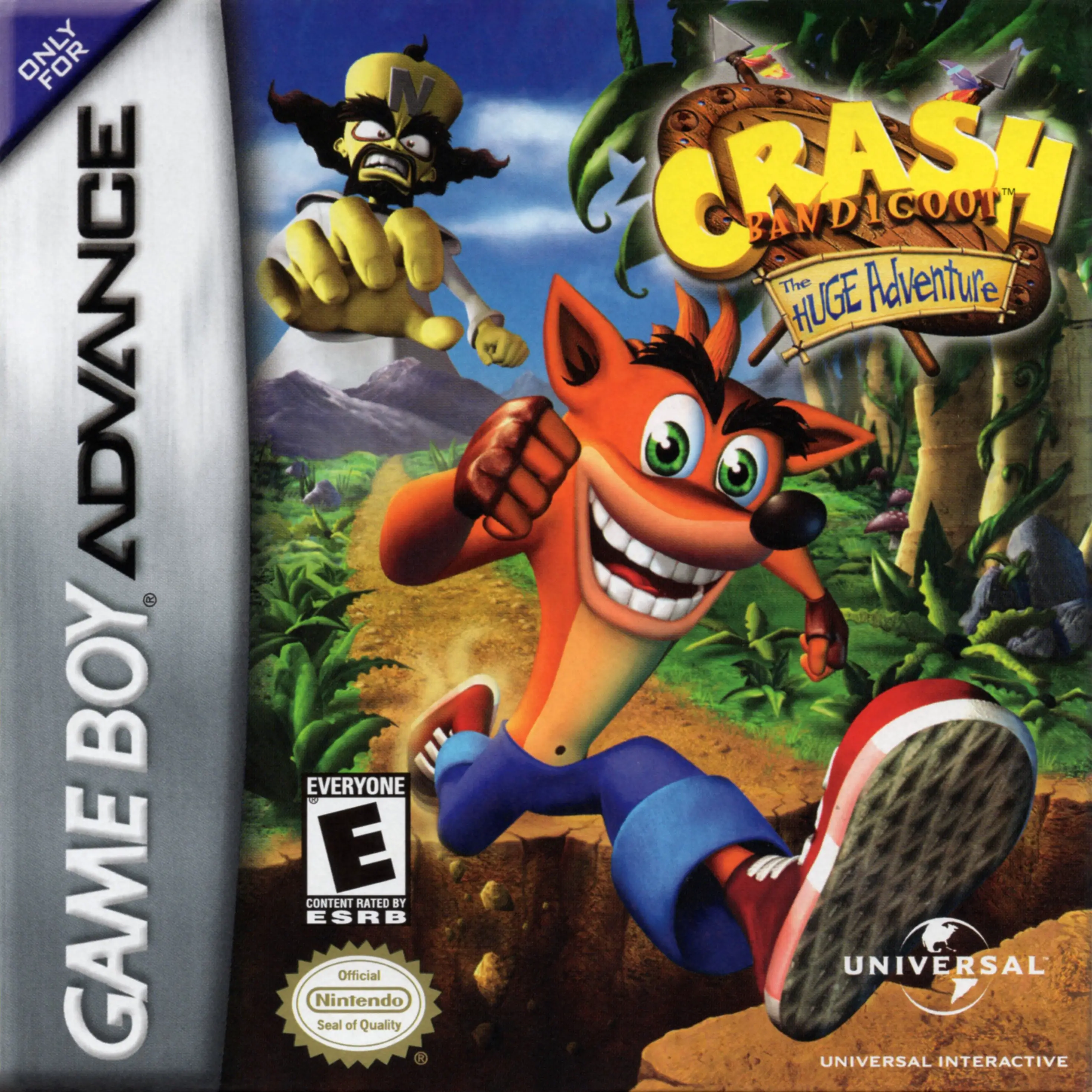 Capa de Crash Bandicoot: The Huge Adventure