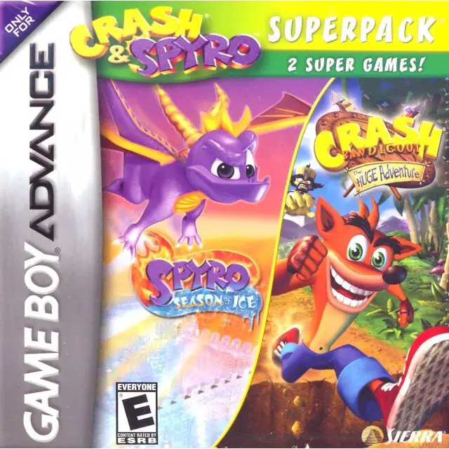Capa de Crash & Spyro Superpack - Crash Bandicoot: The Huge Adventure/Spyro: Season of Ice