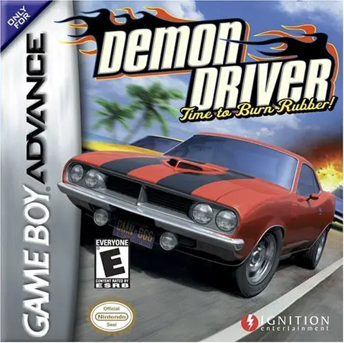 Capa de Demon Driver: Time to Burn Some Rubber