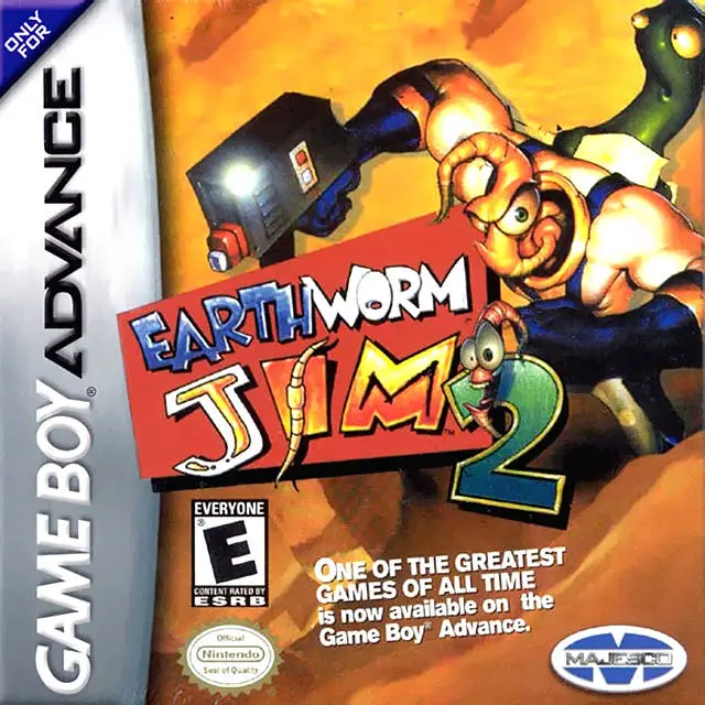 Capa de Earthworm Jim 2