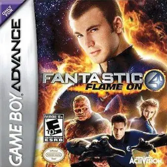 Capa de Fantastic 4: Flame On