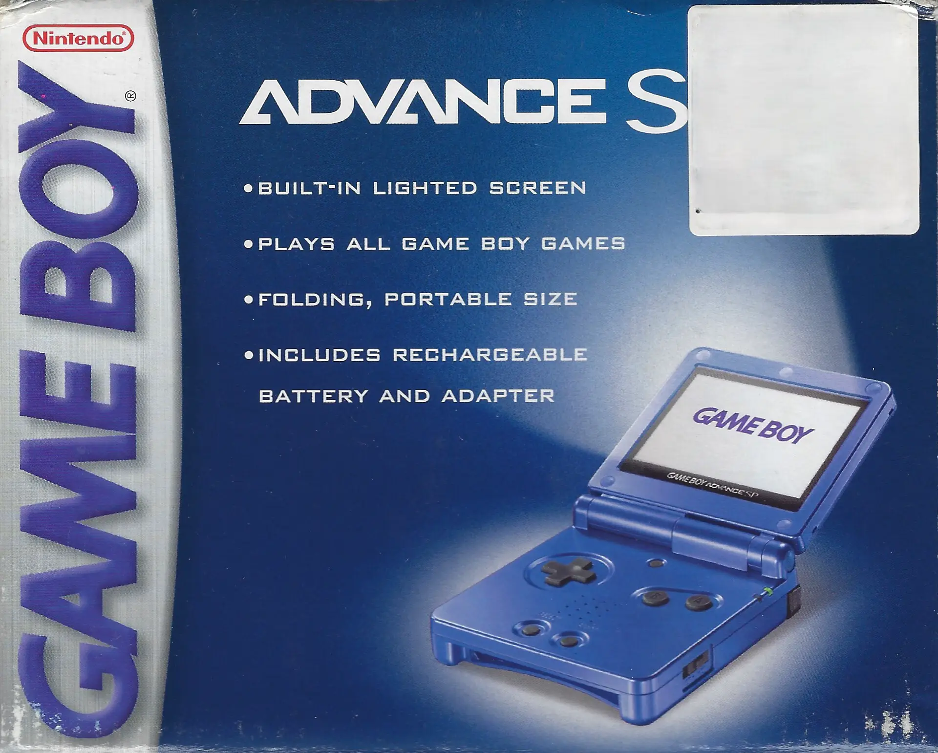 Capa de Game Boy Advance SP [Cobalt]