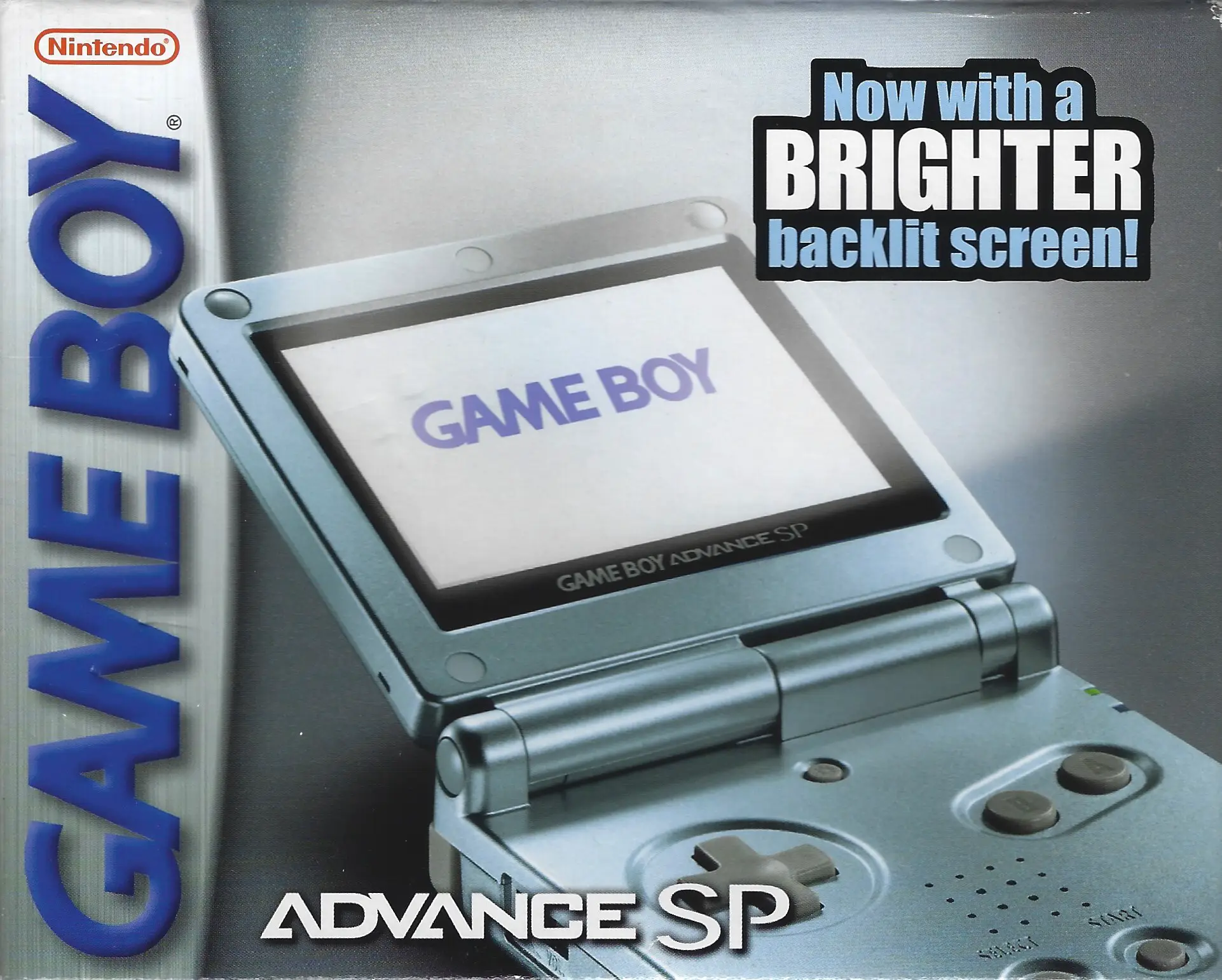 Capa de Game Boy Advance SP [Pearl Blue AGS-101]
