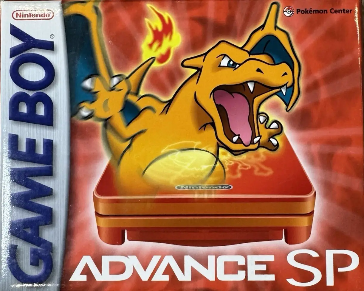 Capa de Game Boy Advance SP [Pokemon Center Charizard Edition]