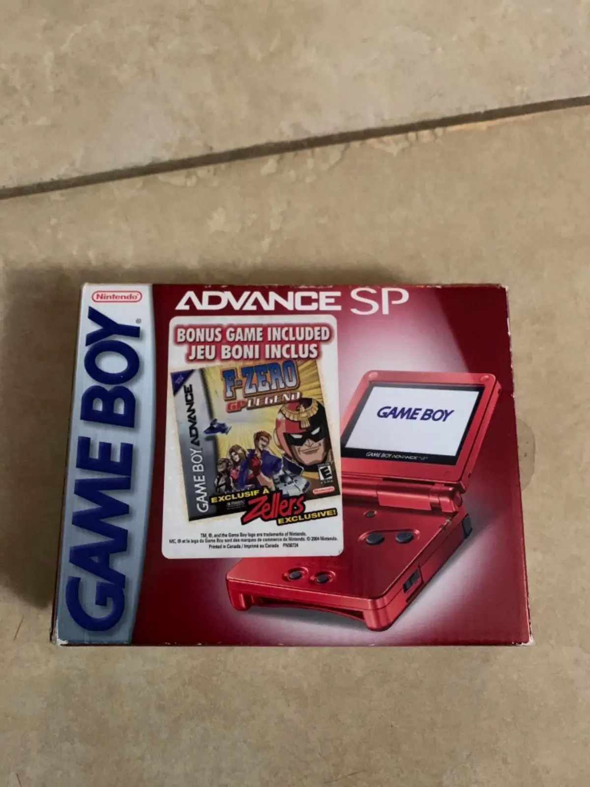 Capa de Game Boy Advance SP [Red F-Zero GP Legend Bundle]
