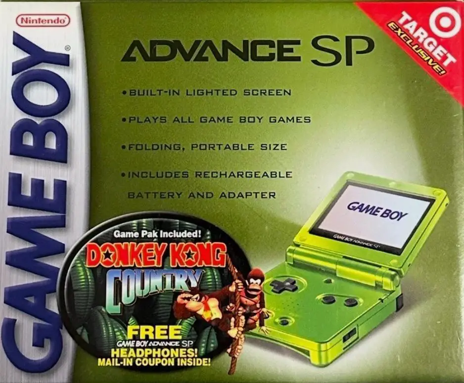Capa de GBA SP [Donkey Kong Country Bundle]