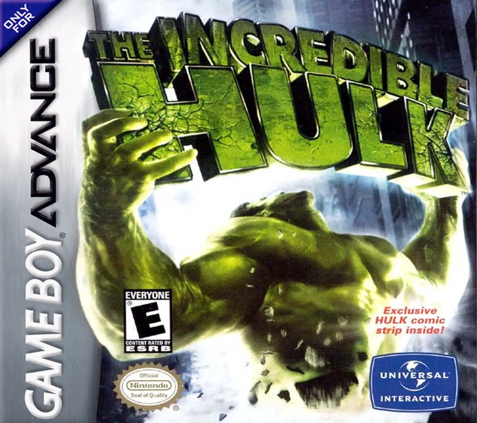 Capa de Incredible Hulk