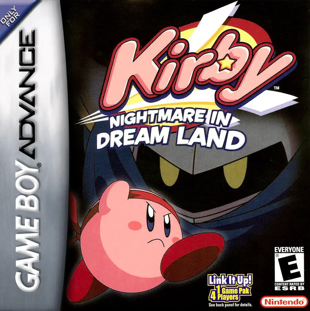 Capa de Kirby: Nightmare in Dreamland