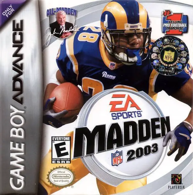 Capa de Madden NFL 2003