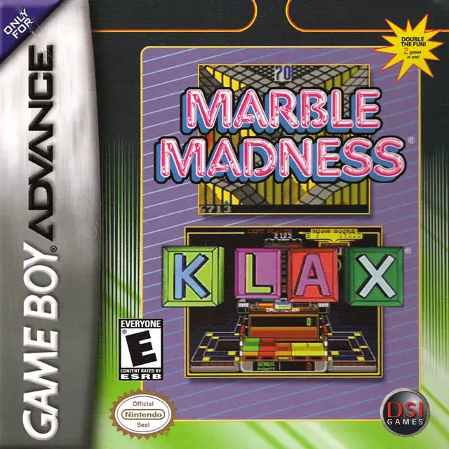 Capa de Marble Madness / Klax