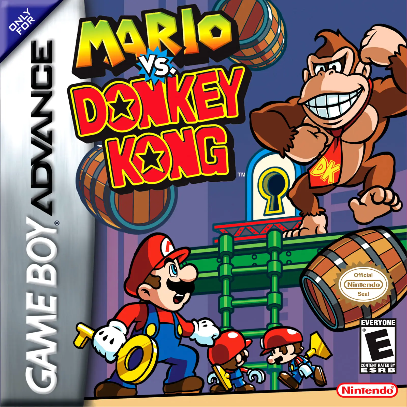 Capa de Mario vs. Donkey Kong