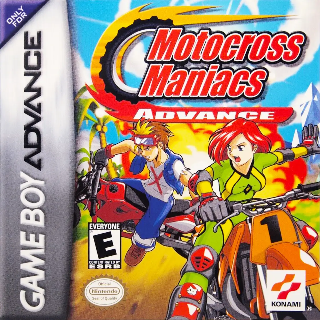 Capa de Motocross Maniacs Advance