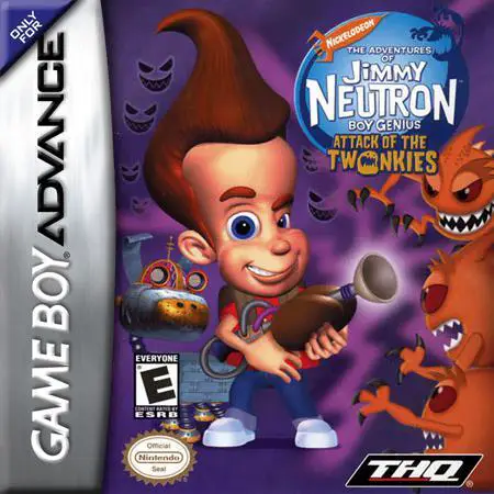Capa de Nickelodeon The Adventures of Jimmy Neutron Boy Genius: Attack of the Twonkies