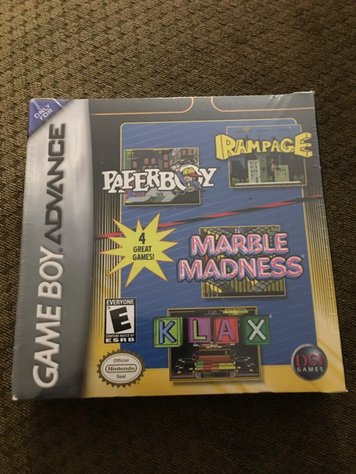 Capa de Paperboy, Rampage, Marble Madness, Klax