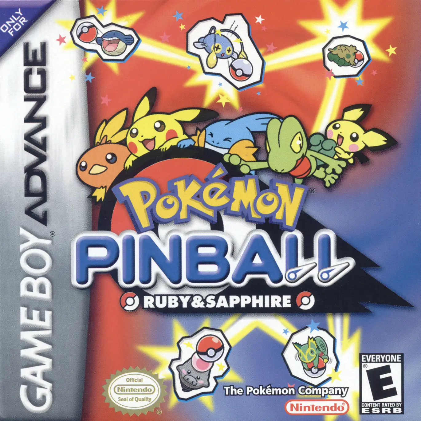 Capa de Pokémon Pinball: Ruby & Sapphire