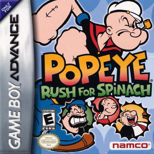 Capa de Popeye: Rush for Spinach