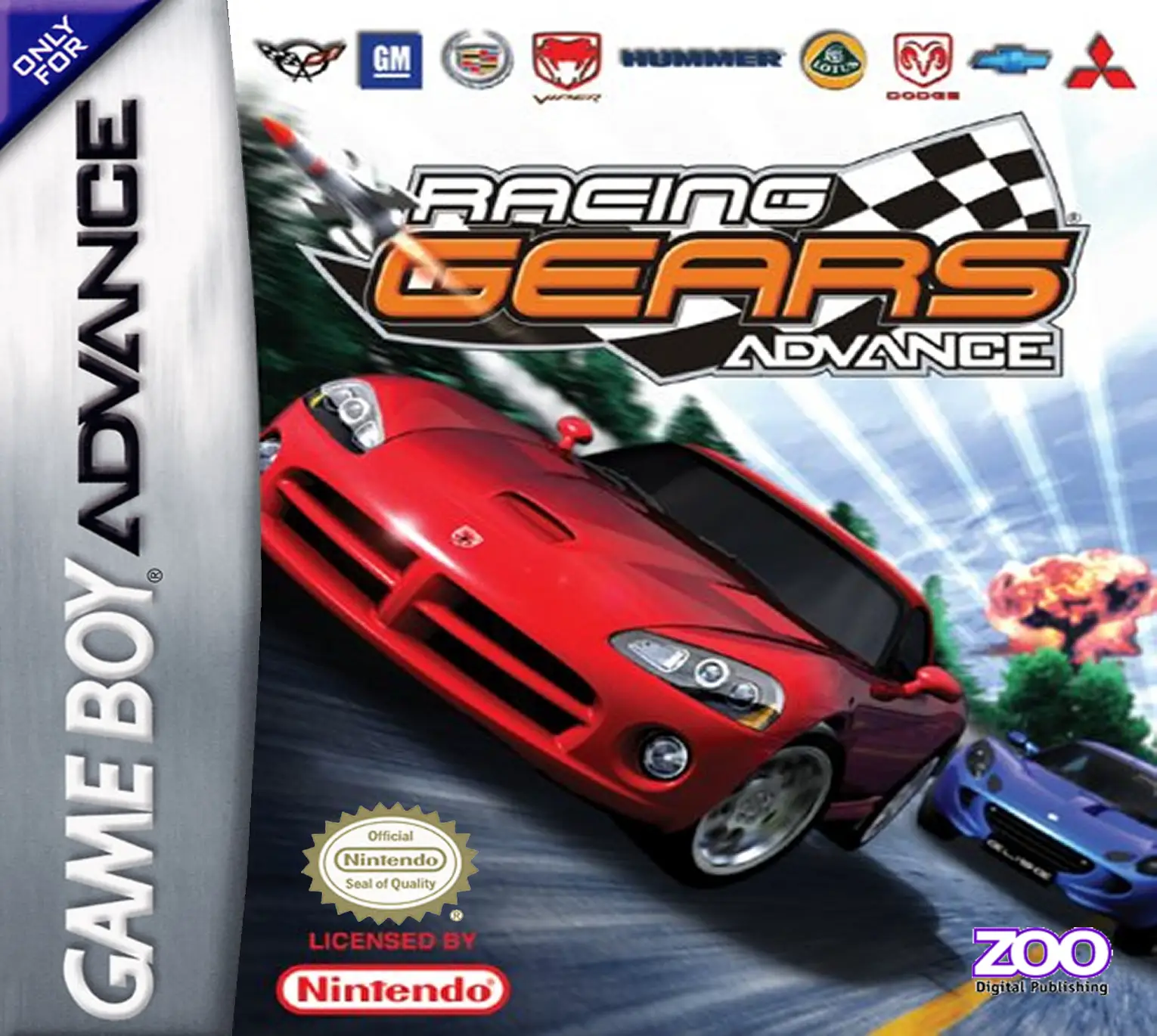 Capa de Racing Gears Advance