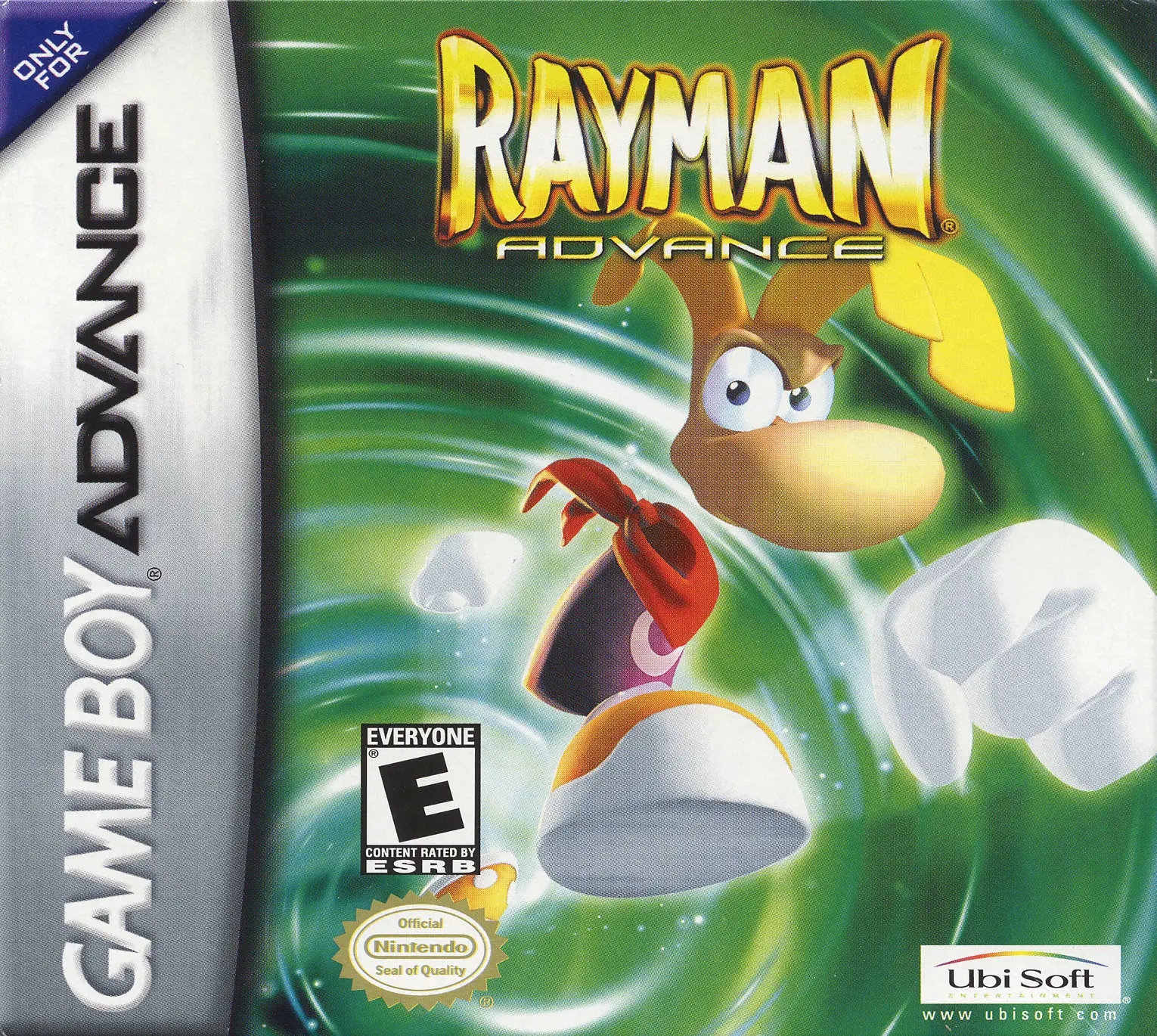 Capa de Rayman Advance