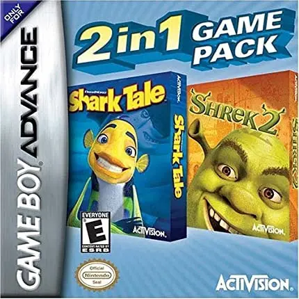 Capa de Shark Tale / Shrek 2 2-in-1 Game Pack