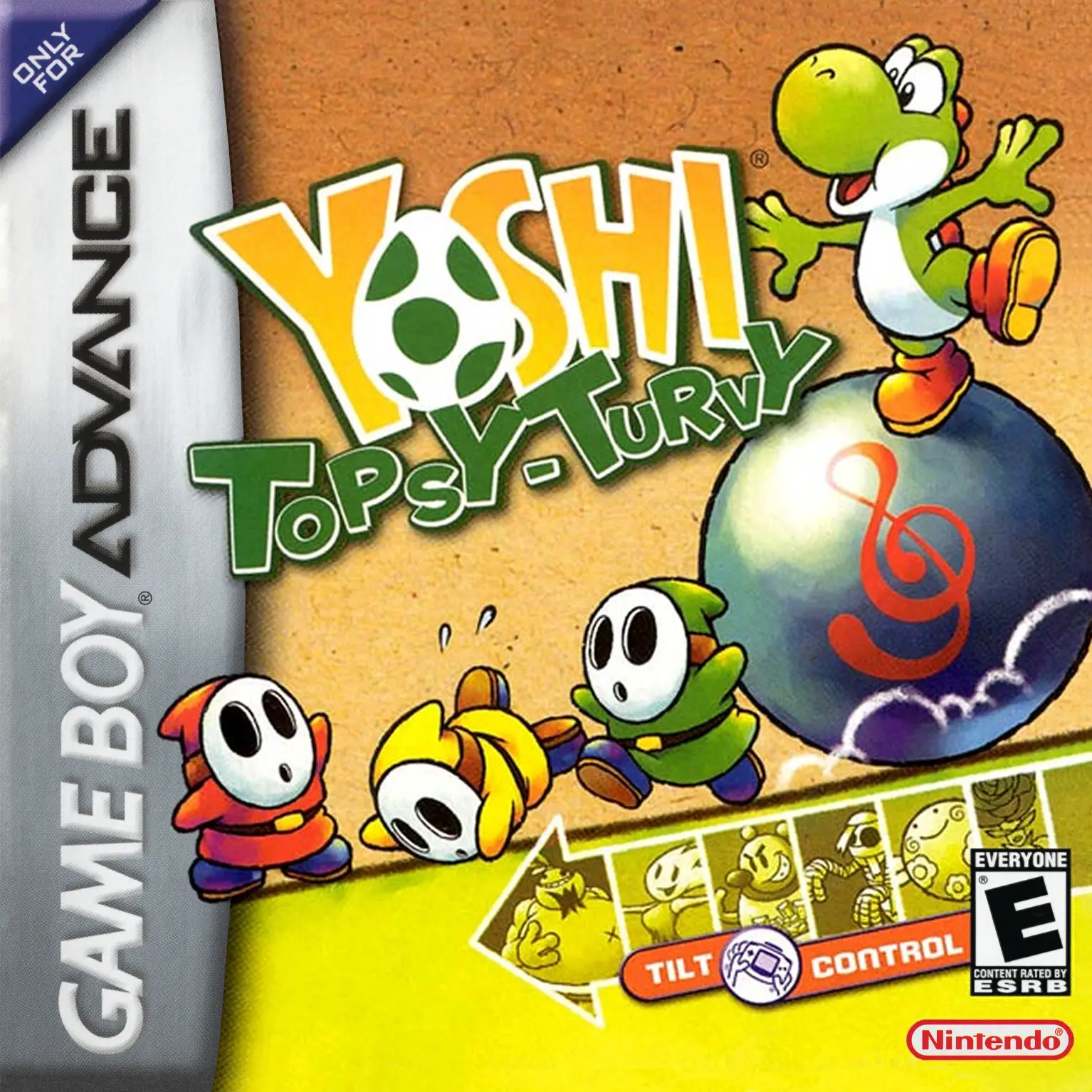 Capa de Yoshi Topsy-Turvy