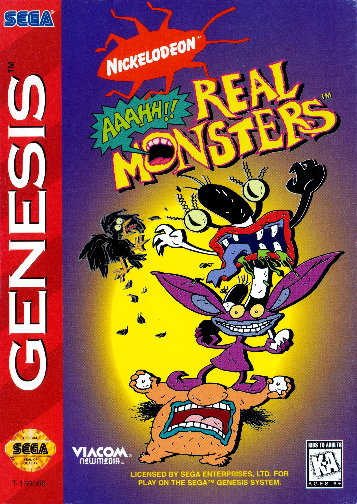 Capa de AAAHH!!! Real Monsters