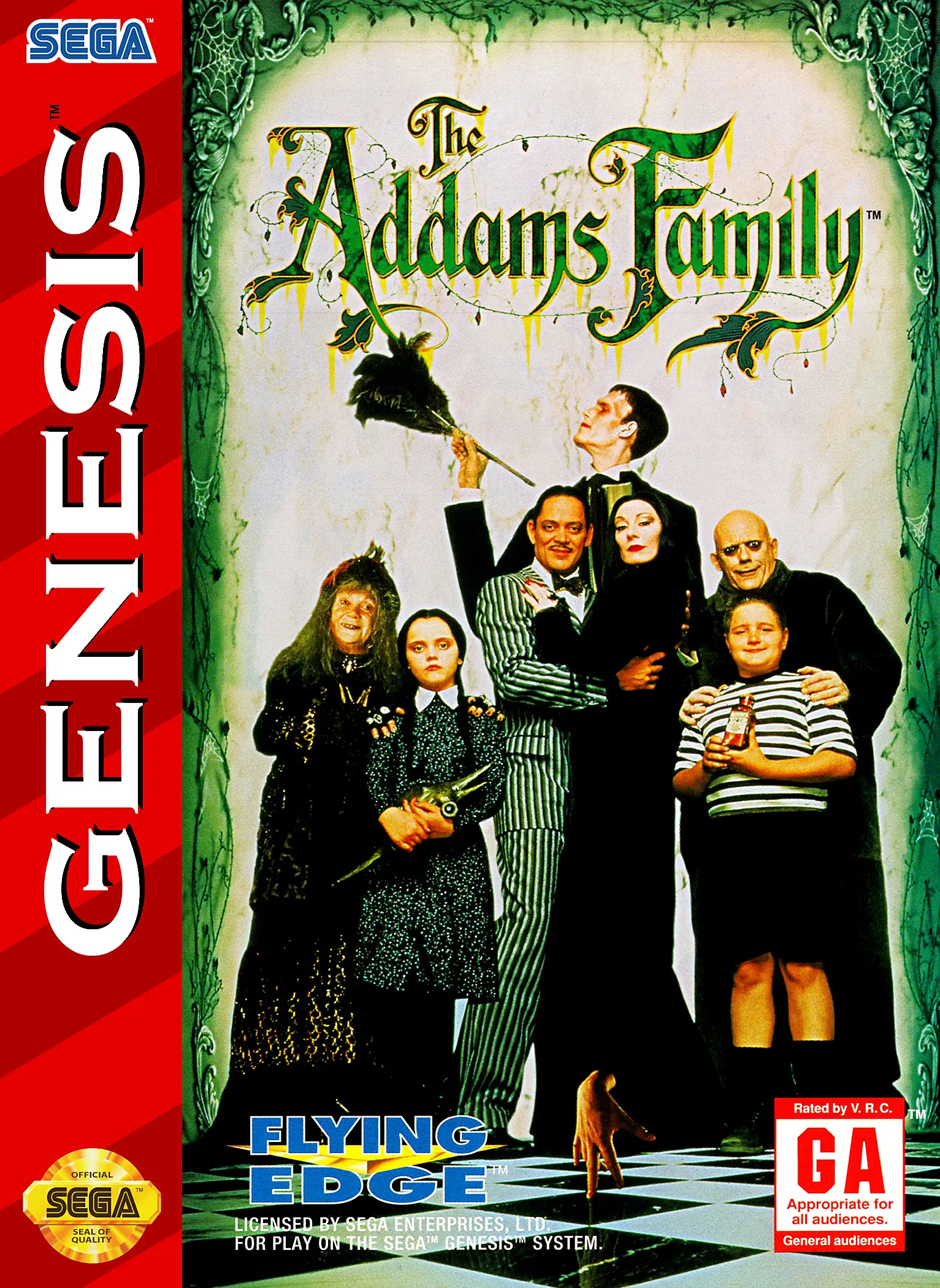 Capa de Addams Family